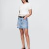 Krótki sweter z dzianiny kablowej 100% bawełny