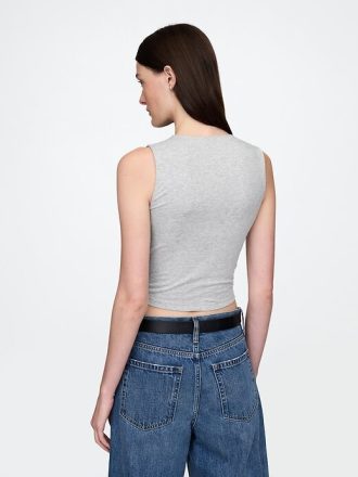 Krótki top z dzianiny CloseKnit Jersey