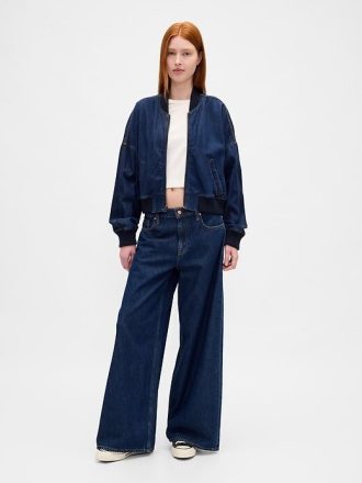Kurtka bomberka z jeansu UltraSoft
