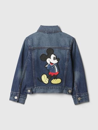 Kurtka dżinsowa Gap × Disney Baby & Toddler z motywem Myszki Miki