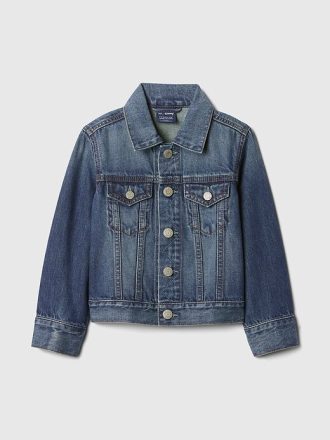 Kurtka dżinsowa Gap × Disney Baby & Toddler z motywem Myszki Miki