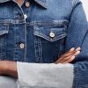 Kurtka jeansowa Pin-Cuff Crop Icon