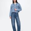 Kurtka jeansowa UltraSoft Icon w stylu crop