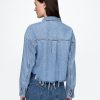 Kurtka jeansowa UltraSoft Icon w stylu crop