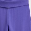 Legginsy dziecięce z szerokimi nogawkami i składanymi nogawkami