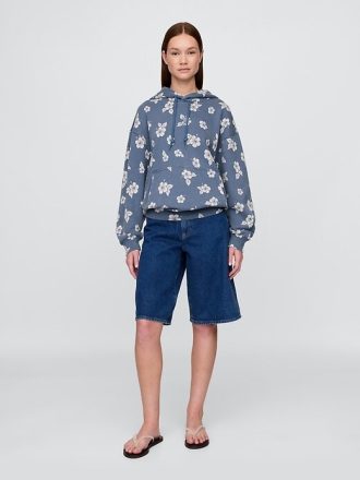 Lilo & Stitch Bluza z kapturem i nadrukiem dla dorosłych z grubej frotte francuskiej
