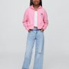 Lilo & Stitch Dziecięca bluza z kapturem i nadrukiem French Terry Crop na zamek Lilo & Stitch Dziecięca bluza z kapturem i nadrukiem French Terry Crop na zamek