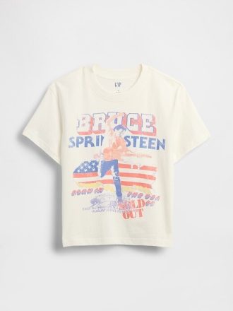 Luźna koszulka z grafiką Bruce’a Springsteena