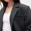 Luźna marynarka z mieszanki wełny