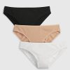 Majtki bikini z organicznej bawełny stretch (opakowanie 3 szt.)