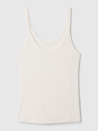 Mini piżamowy top w prążki