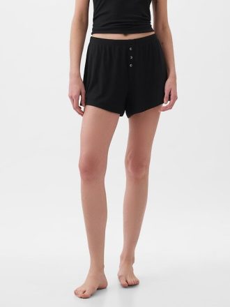 Mini Rib Loosed PJ Shorts
