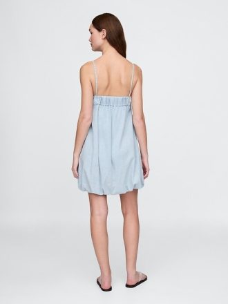 Mini sukienka z denimu Bubble