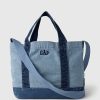 Mini torba typu tote z logo Gap i paskiem dżinsowym