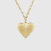 Naszyjnik HART Ribbed Heart of Gold