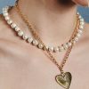 Naszyjnik HART Ribbed Heart of Gold