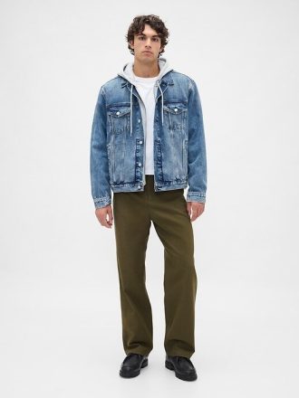 Nowoczesne spodnie Baggy Khaki