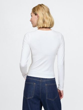 Nowoczesny, kompaktowy T-shirt z krótkim rękawem