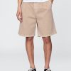 Plisowane szorty khaki