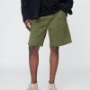 Plisowane szorty khaki