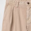 Plisowane szorty khaki