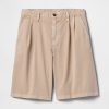 Plisowane szorty khaki