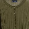 Prześwitujący sweter Henley