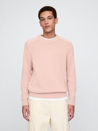 Raglanowy sweter z okrągłym dekoltem