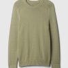 Raglanowy sweter z okrągłym dekoltem