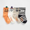 Skarpetki na Halloween dla niemowląt i małych dzieci (opakowanie 4 szt.)
