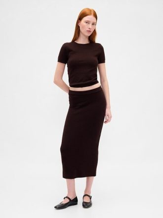 Spódnica midi CashSoft Stretch