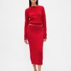 Spódnica midi CashSoft Stretch
