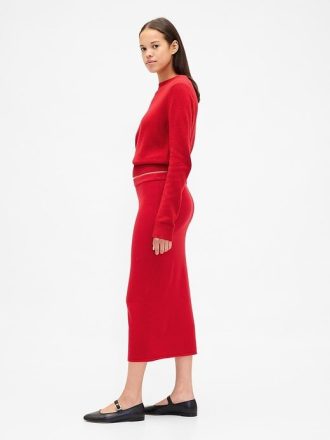 Spódnica midi CashSoft Stretch