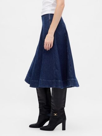 Spódnica midi z jeansu Tulip