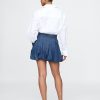 Spódnica mini z denimu Bubble