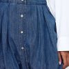 Spódnica mini z denimu Bubble
