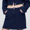 Spódnica z denimu French Terry