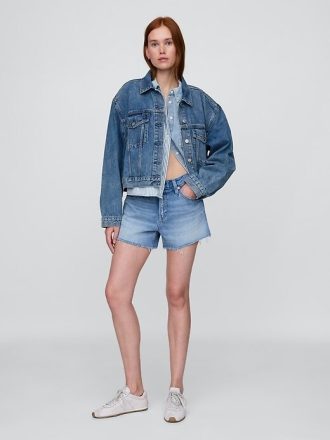 Spodenki UltraSoft Relaxed Cutoff o średnim stanie i 4-calowym kroju