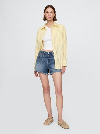 Spodenki UltraSoft Relaxed Cutoff o średnim stanie i 4-calowym kroju
