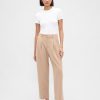 Spodnie 365 High Rise Brushed Twill Taper Ankle Trousers