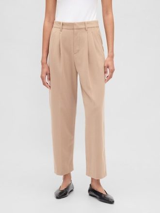 Spodnie 365 High Rise Brushed Twill Taper Ankle Trousers