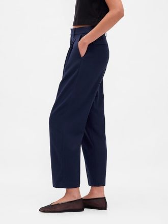 Spodnie 365 High Rise Brushed Twill Taper Ankle Trousers