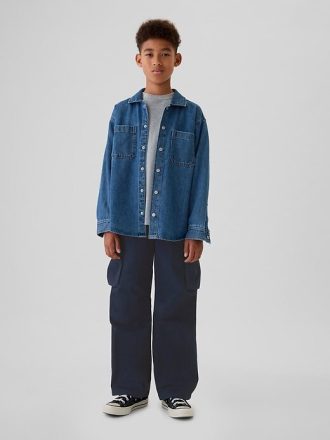 Spodnie cargo dziecięce typu baggy