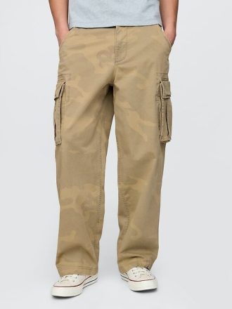 Spodnie cargo w kamuflażu Extra Baggy
