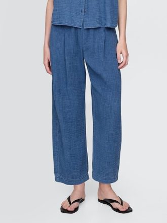 Spodnie Easy Barrel z bawełnianego denimu