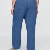 Spodnie Easy Barrel z bawełnianego denimu Spodnie Easy Barrel z bawełnianego denimu