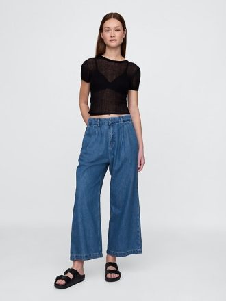 Spodnie jeansowe 365 High Rise UltraSoft z plisami do kostek