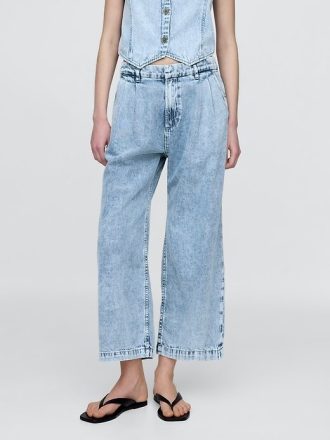 Spodnie jeansowe 365 High Rise UltraSoft z plisami do kostek