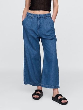 Spodnie jeansowe 365 High Rise UltraSoft z plisami do kostek
