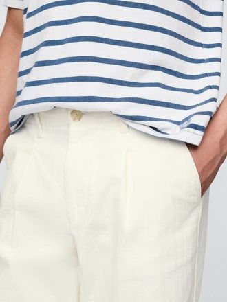 Spodnie jeansowe plisowane Gap × DÔEN dla dorosłych